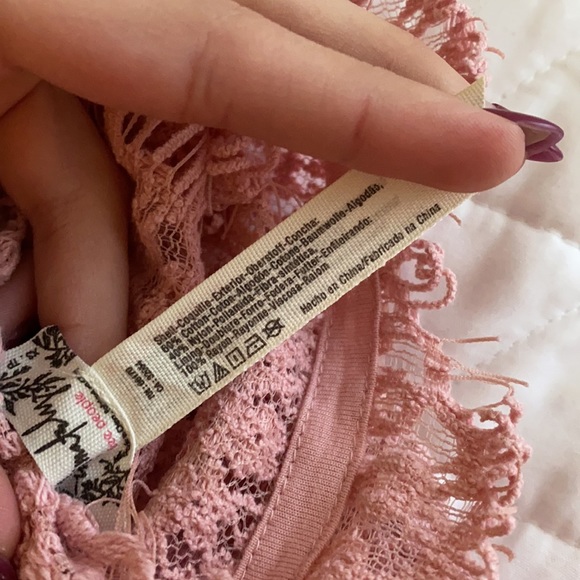 Pink Lace Free People Dress size XS - Picture 5 of 5